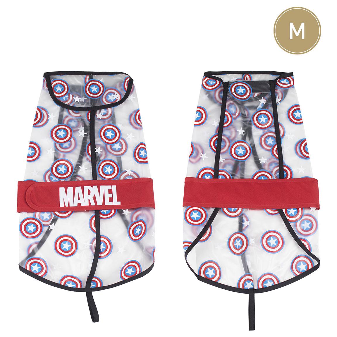 Impermeable Capitán america Perro